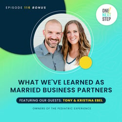 Episode 116 Bonus: What We've Learned As Married Business Partners with Tony & Kristina Ebel