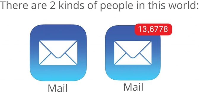 Empty vs Full Email Inbox - BELAY