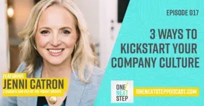 017: Jenni Catron with 3 Ways to Kickstart Your Company Culture